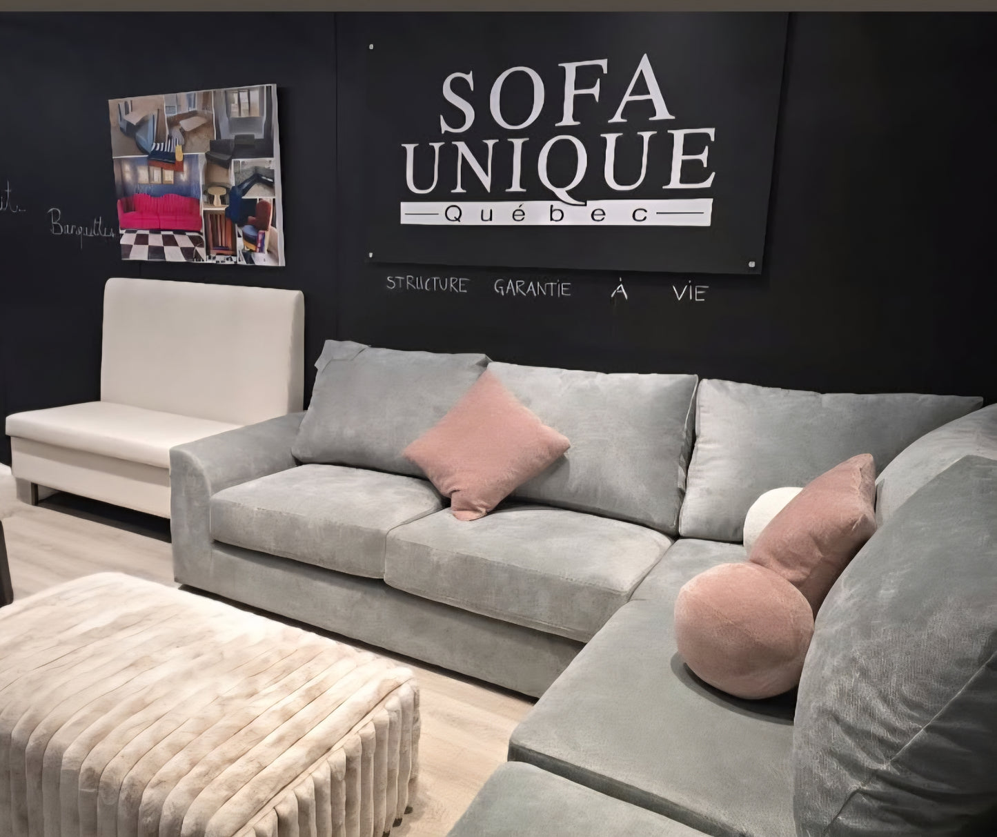 Sectionnel ROYAL avec pouf
